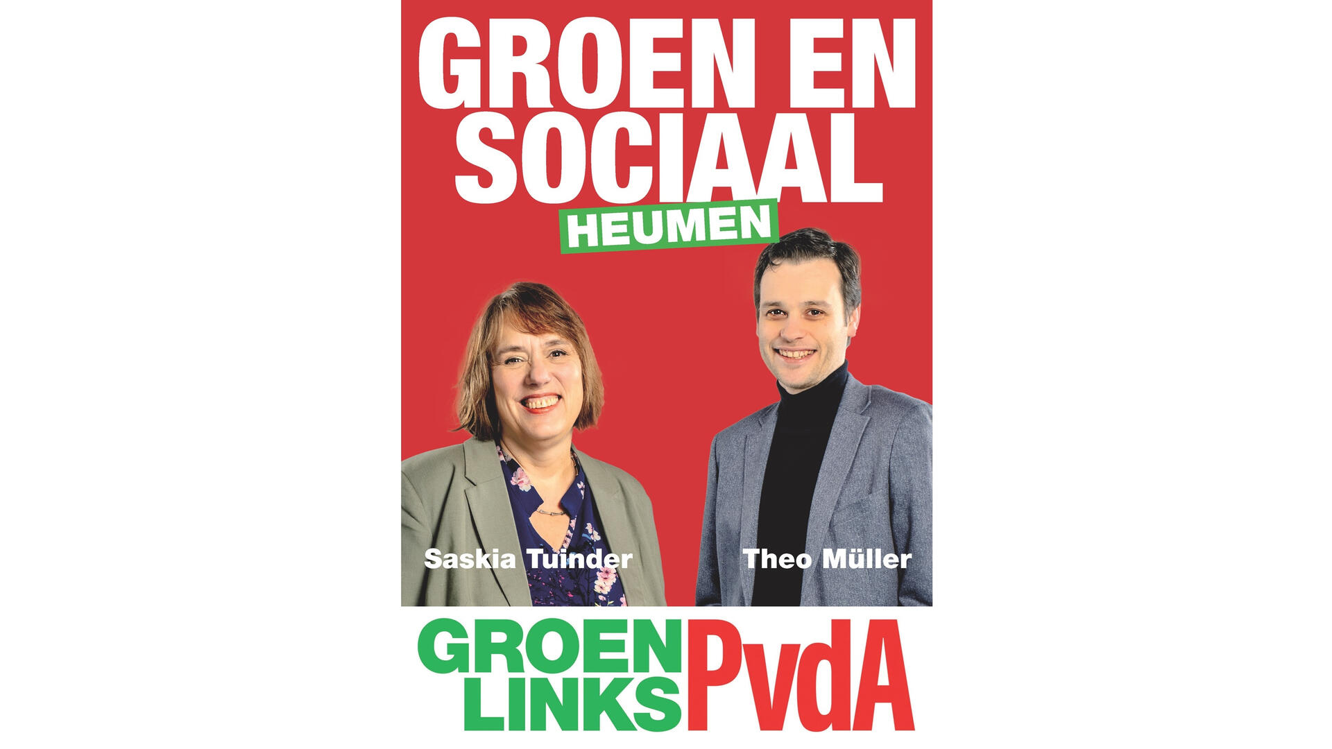 Poster GroenLinksPvdA Heumen 2026